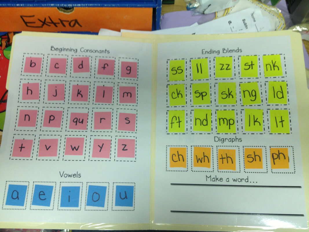 Lively Learners Blog - Learning Laboratory! With Making Words Template