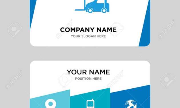 Logistics Transport Business Card Design Template, Visiting For.. regarding Transport Business Cards Templates Free