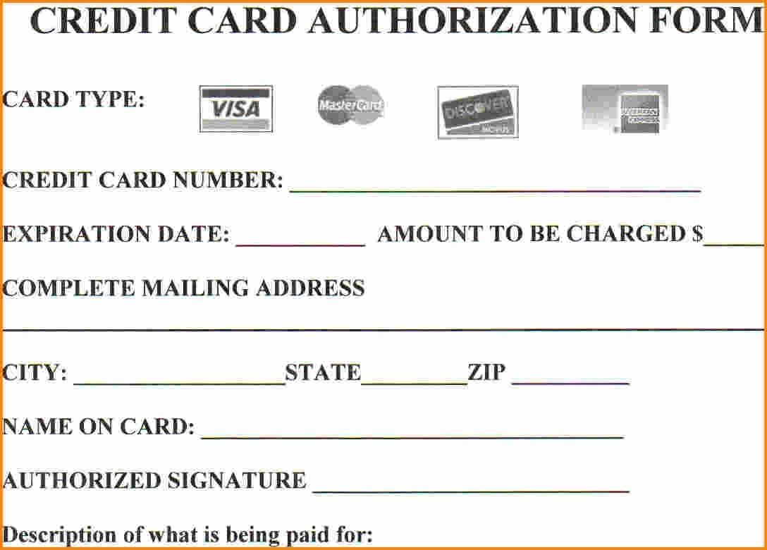 Looking To Download Credit Card Authorization Form? Then You Intended For Credit Card Authorization Form Template Word
