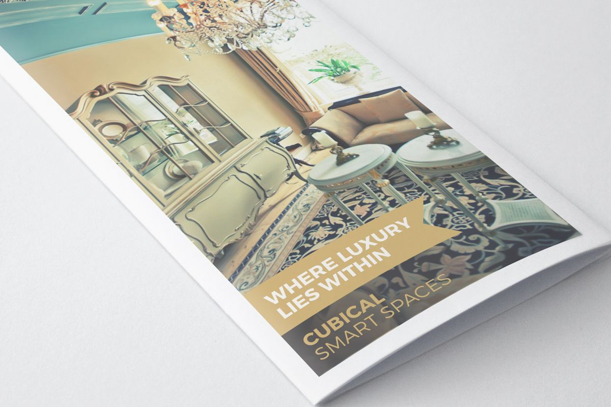 Luxurious Hotel Pamphlet Design Template | Pamphlet Design With Hotel Brochure Design Templates