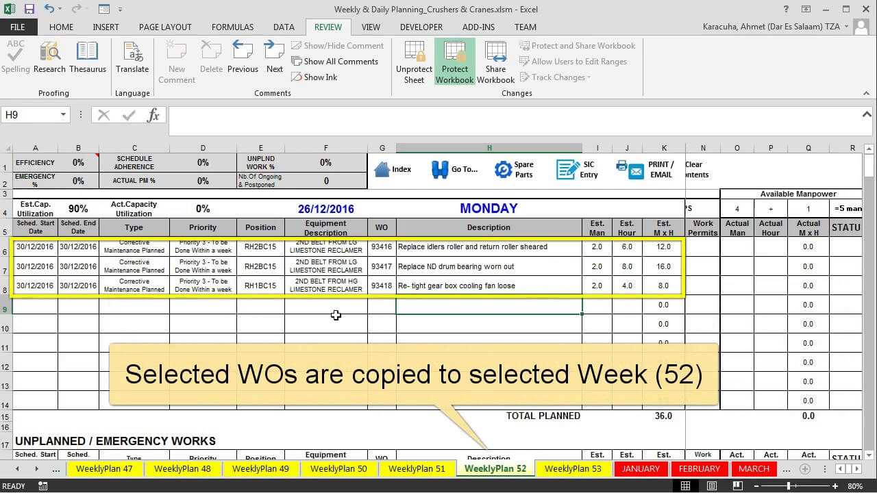 Maintenance Spreadsheet Template Repair Job Card Microsoft Intended For Maintenance Job Card Template