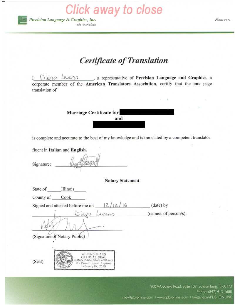 Marriage And Divorce Certificate Translation Services Throughout Mexican Marriage Certificate Translation Template