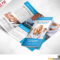 Medical Care And Hospital Trifold Brochure Template Free Psd Within Free Tri Fold Brochure Templates Microsoft Word