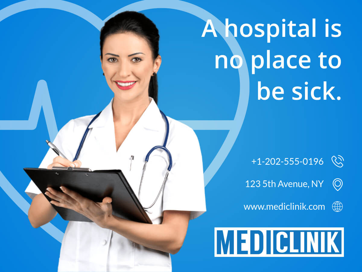 Medical Care Clinic Banner Template For Medical Banner Template