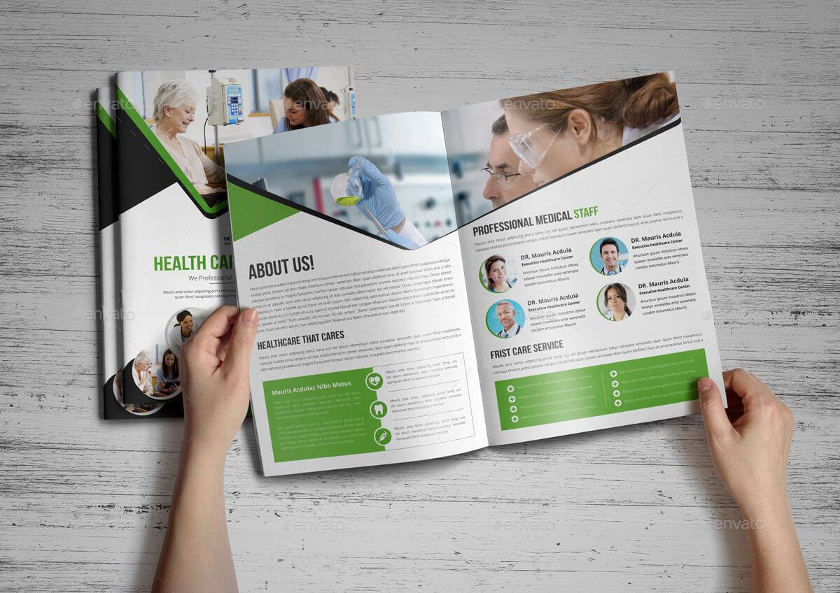 Medical Healthcare Brochure Indesign Template #healthcare Intended For Medical Office Brochure Templates