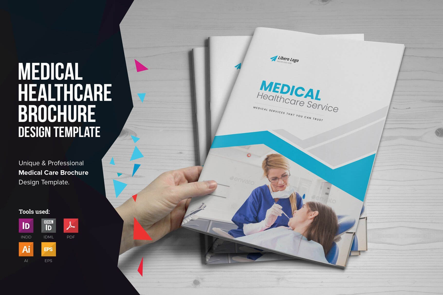 Medical Healthcare Brochure V6 , #sponsored, #indd#indesign Regarding Medical Office Brochure Templates