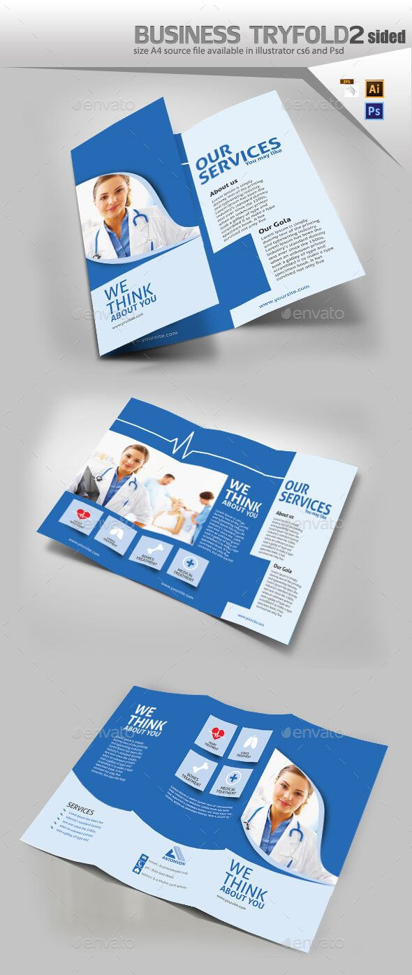 Medical Trifold Brochure | Graphics | Brochure Design Inside Medical Office Brochure Templates