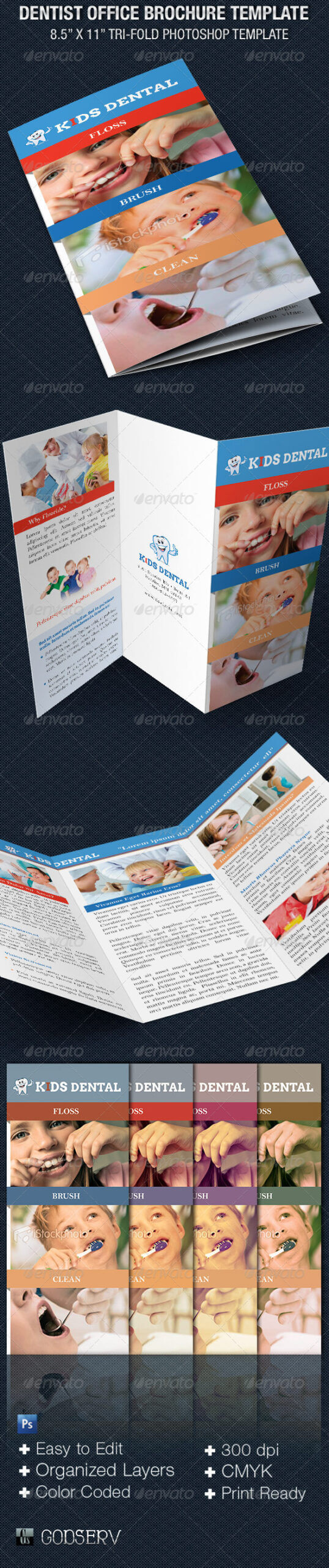 Medical Trifold Simple Graphics, Designs & Templates (Page 5) Intended For Medical Office Brochure Templates