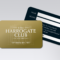 Membership Card Design For The Harrogate Club | Member Card Intended For Template For Membership Cards
