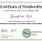 Membership Certificate Sample – Hallo2 For Life Membership Certificate Templates