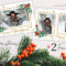Merry Christmas Card Photoshop Template 5X7 Throughout Christmas Photo Card Templates Photoshop
