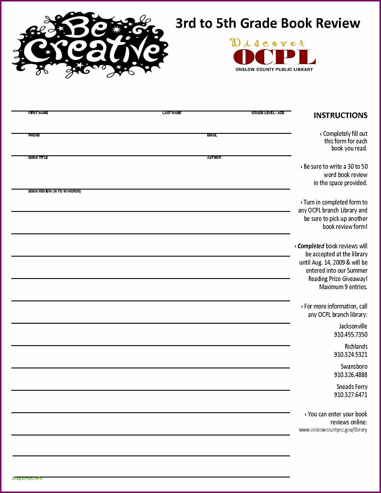 Middle School Book Report Template – Zimer.bwong.co Regarding Book Report Template 5Th Grade