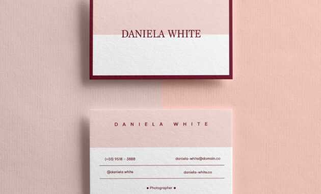 Minimalist Business Card, Modern Business Cards, Business inside Template For Calling Card