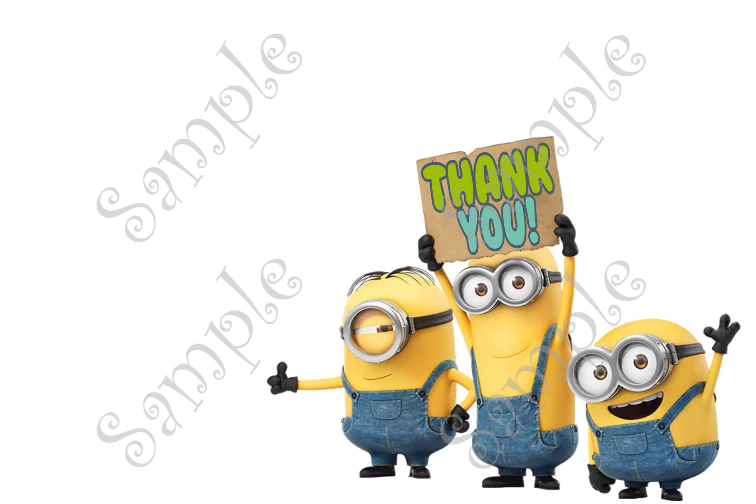 Minions Birthday Party Invitations And Thank You Cards Intended For Minion Card Template