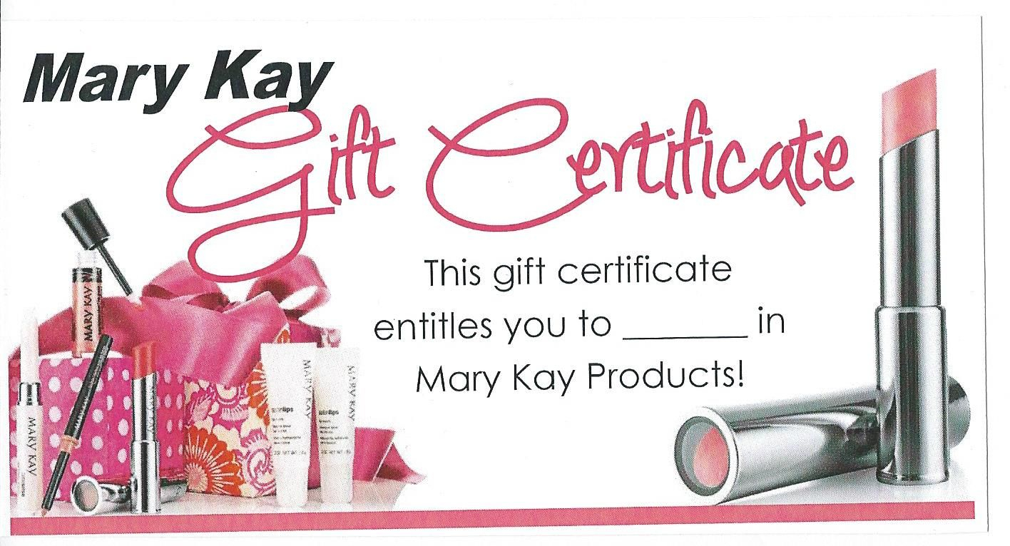 Mk Gift Certificate | Mary Kay Inside Mary Kay Gift Certificate Template