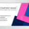 Modern Business Card Template. Business Cards With Company Logo With Regard To Call Card Templates