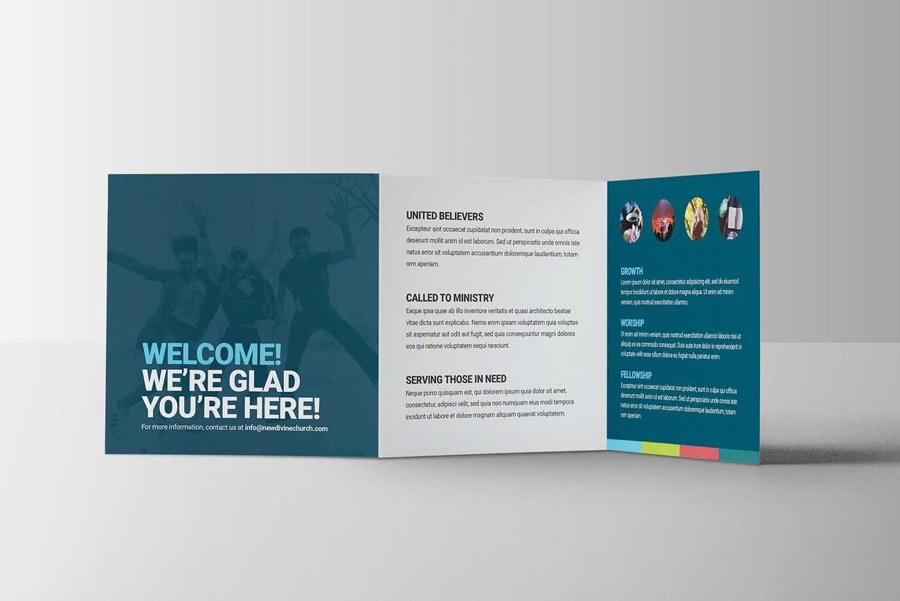 Modern Church Brochurechurch Resources Depot On Inside Welcome Brochure Template