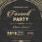 Modern Farewell Party Invitation Template | Farewell Party Inside Farewell Invitation Card Template