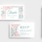 Modern Floral Wedding Rsvp Card Template – Brandpacks Intended For Template For Rsvp Cards For Wedding