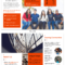 Modern Orange College Tri Fold Brochure Template In Engineering Brochure Templates