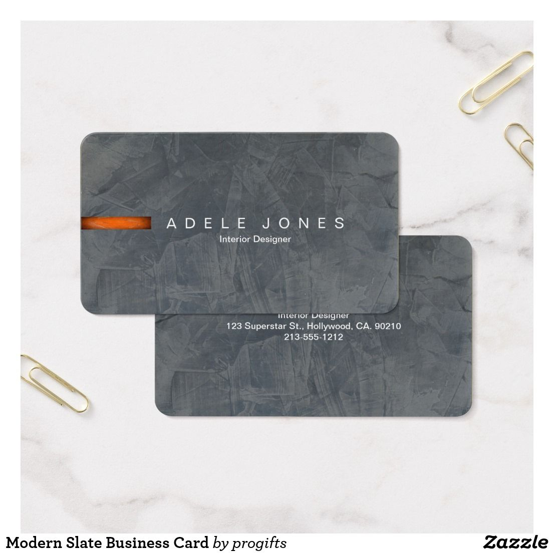 Modern Slate Business Card | Zazzle | Professional Regarding Plastering Business Cards Templates