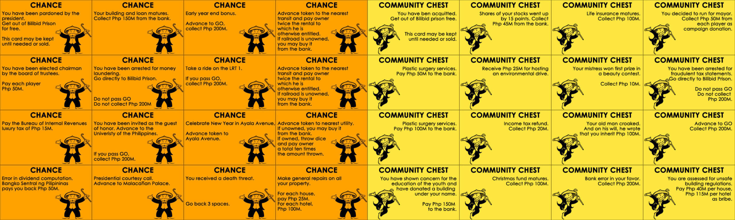 Monopoly Chance Cards Printable That Are Eloquent | Darryl's With Chance Card Template