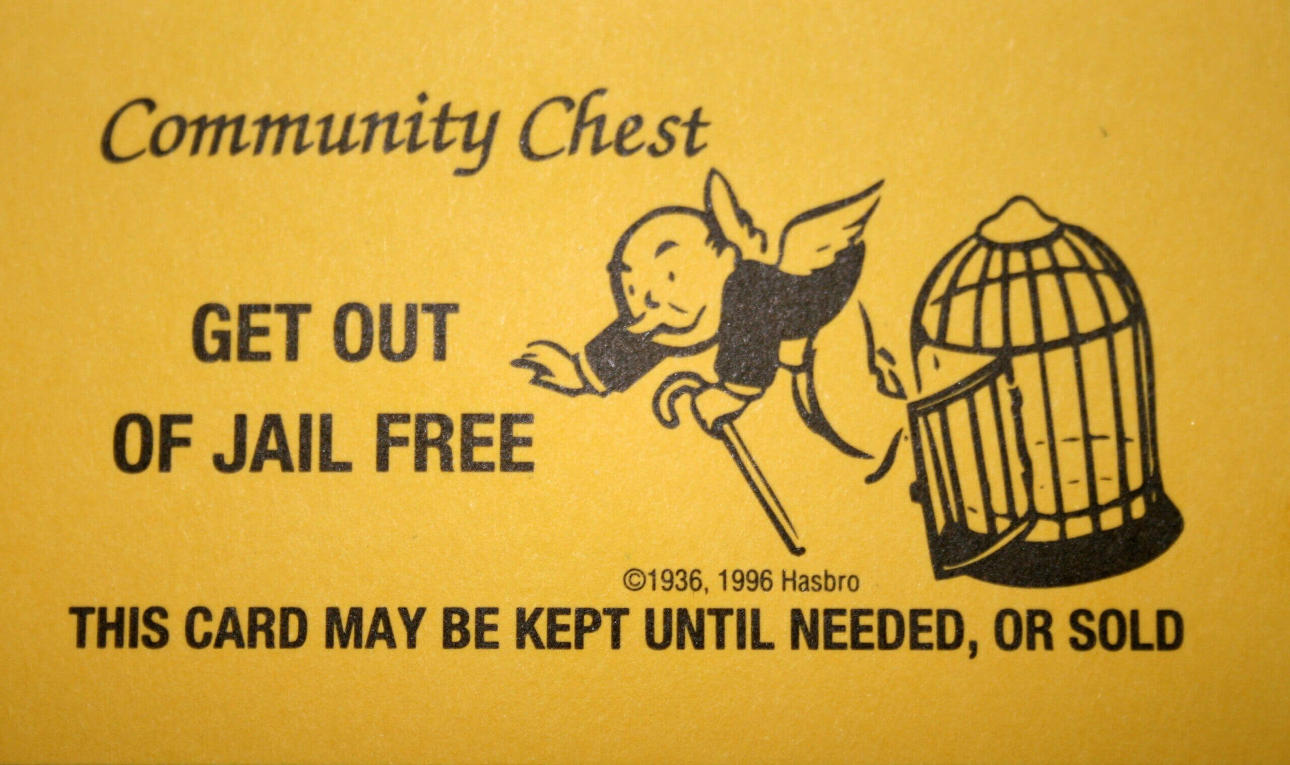 Monopoly Get Out Of Jail Free Card Printable Quality Images Within Get Out Of Jail Free Card Template