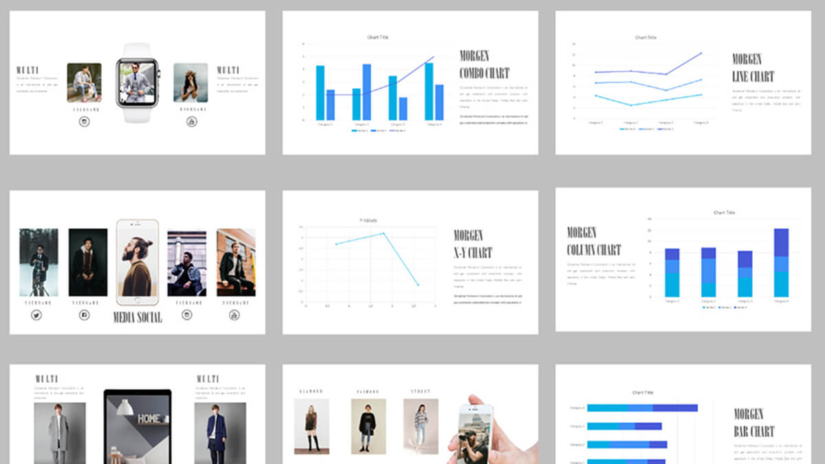 Morgen Free Powerpoint Template – Minimalist Free Presentation Throughout What Is A Template In Powerpoint