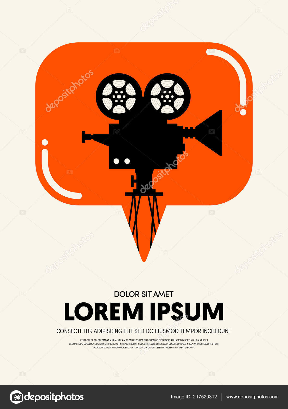 Movie Film Festival Poster Template Design Modern Retro With Film Festival Brochure Template