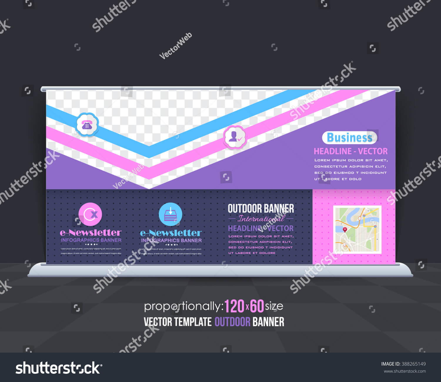 Multicolored Business Theme Outdoor Banner Design Stock Pertaining To Outdoor Banner Design Templates