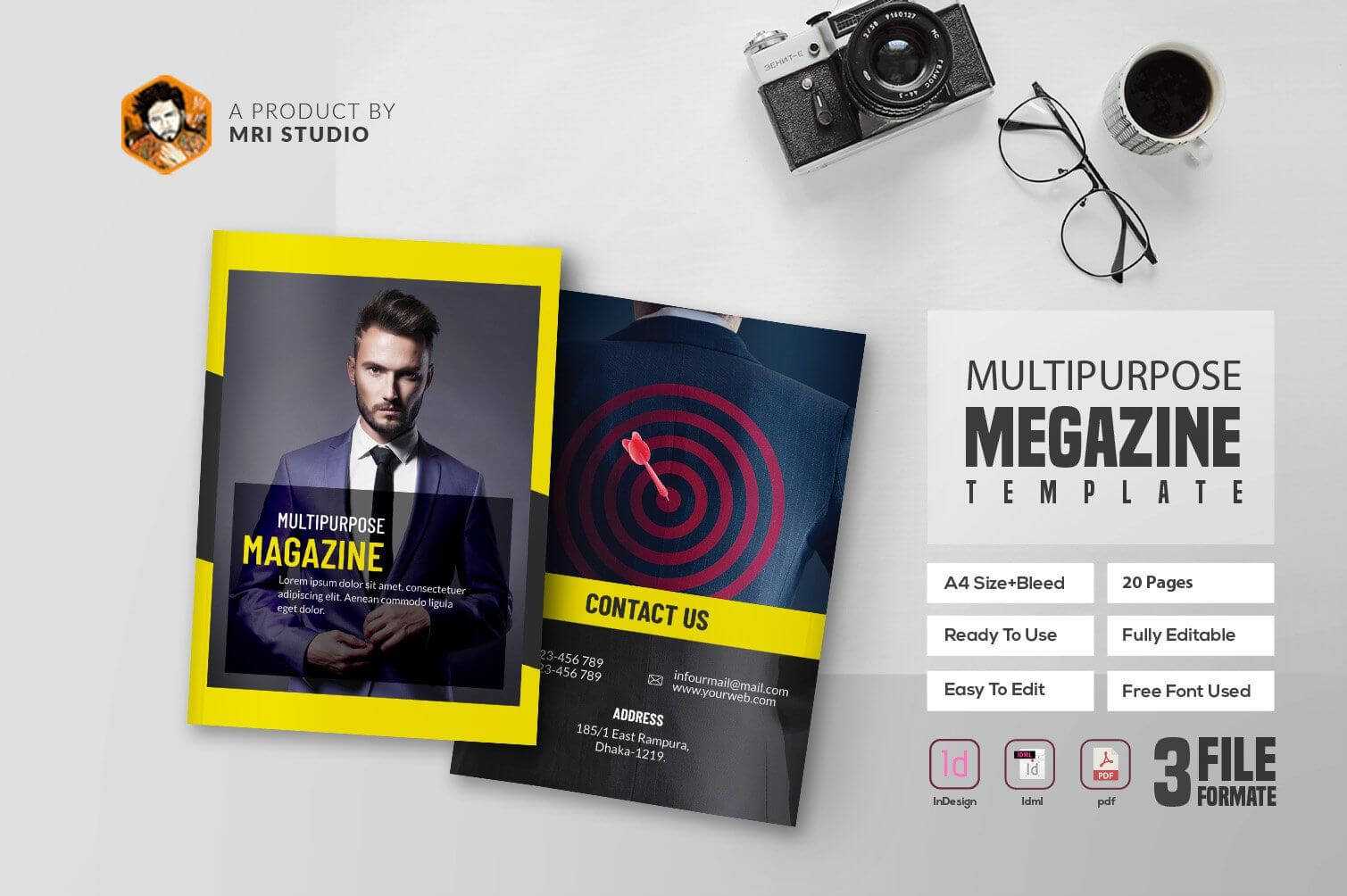 Multipurpose Magazine #ad , #affiliate, #quot#word Intended For Magazine Ad Template Word