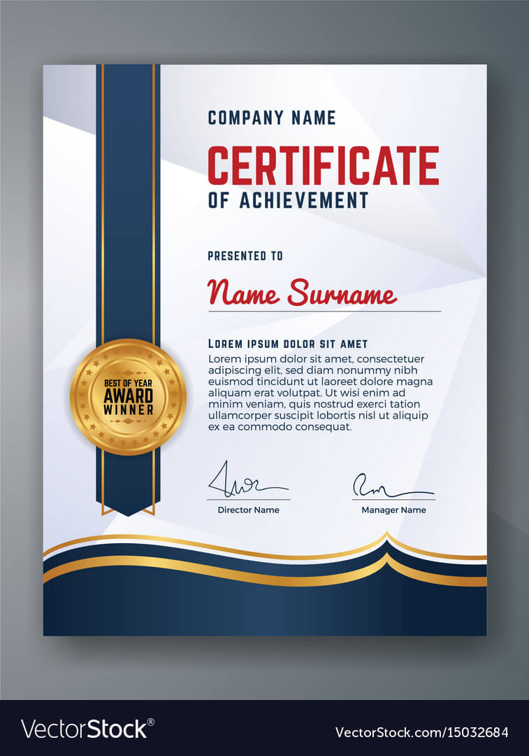 Multipurpose Professional Certificate Template Throughout Professional Award Certificate Template
