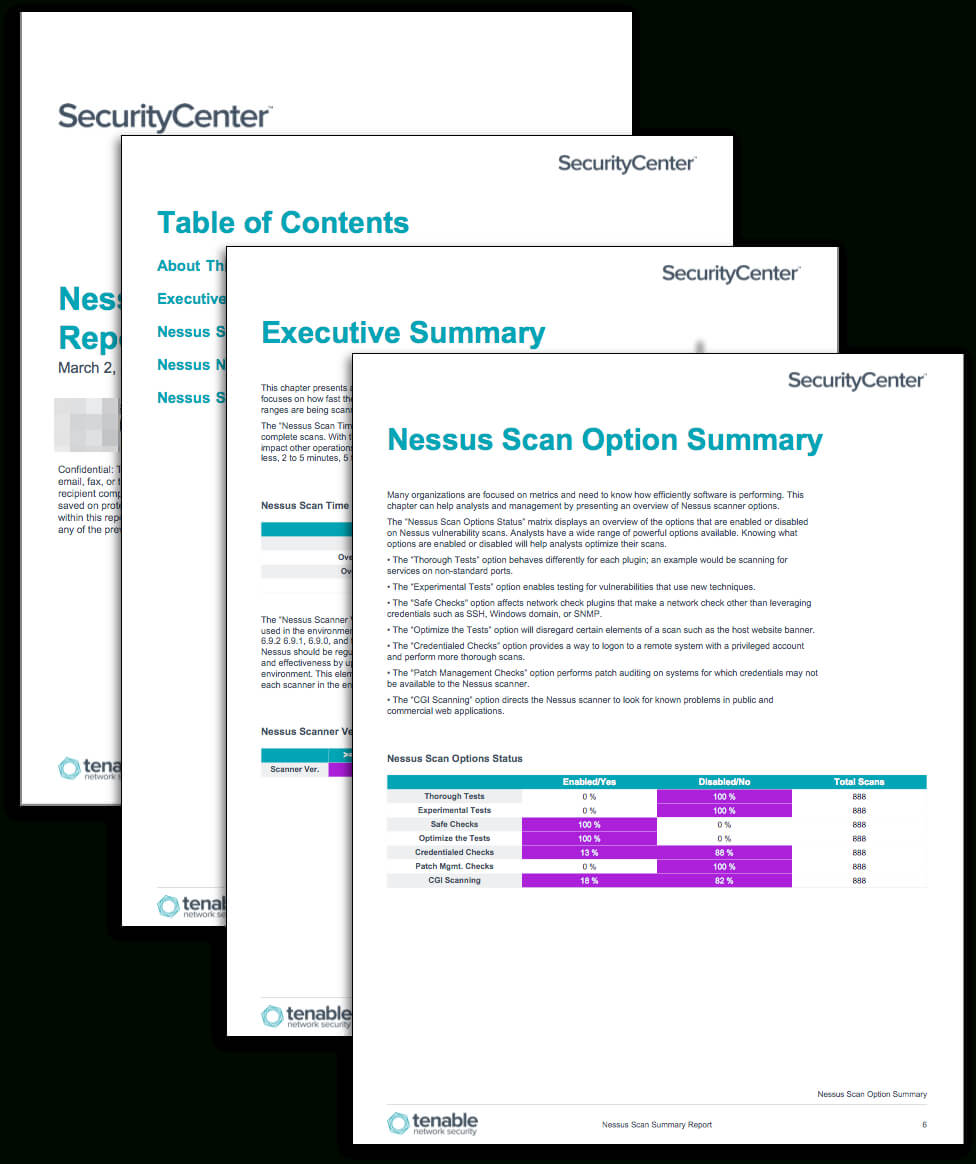 Nessus Scan Summary Report – Sc Report Template | Tenable® In Nessus Report Templates