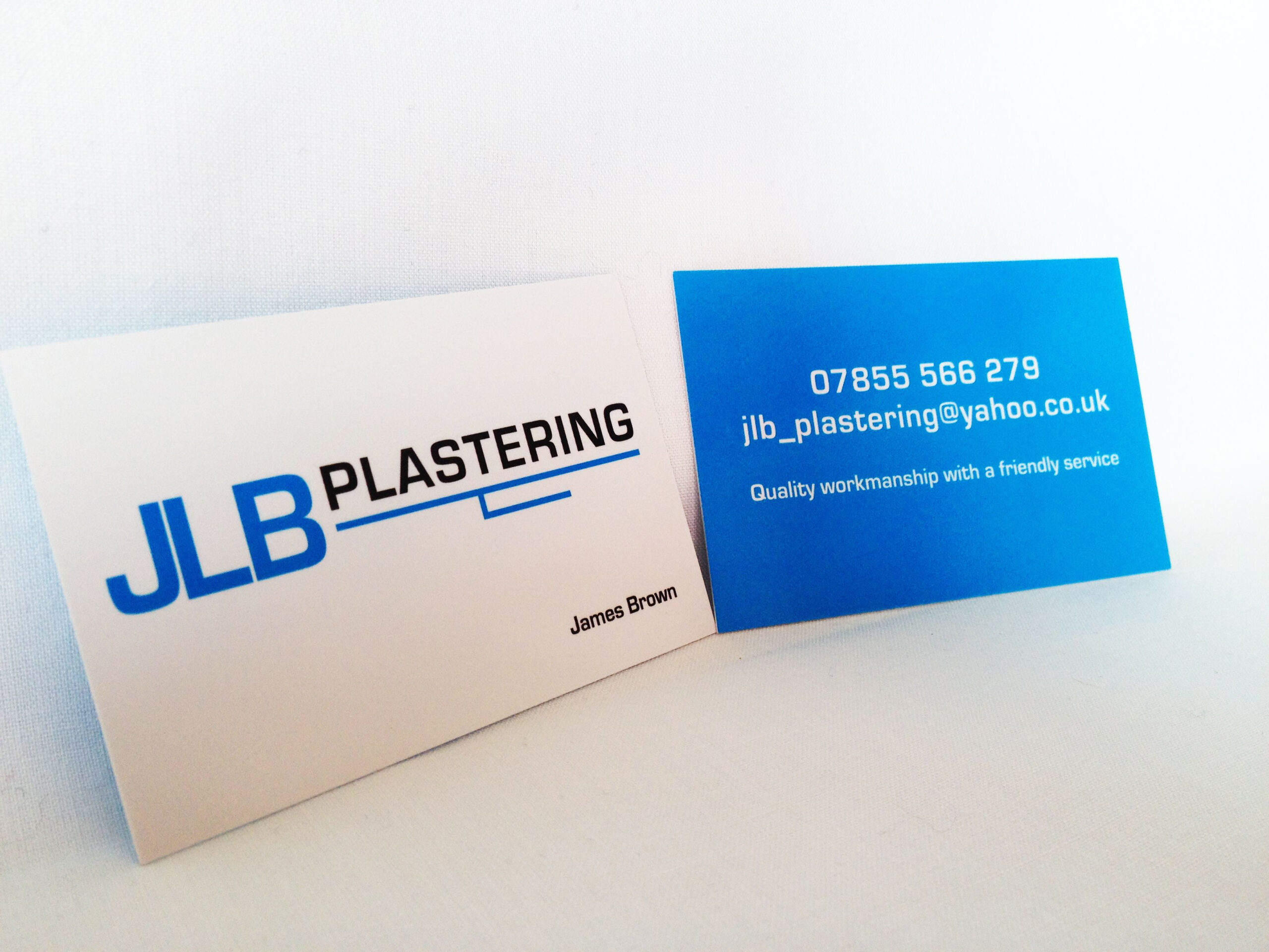 New Jlb Plastering Business Cards And Logo Design | Logos For Plastering Business Cards Templates