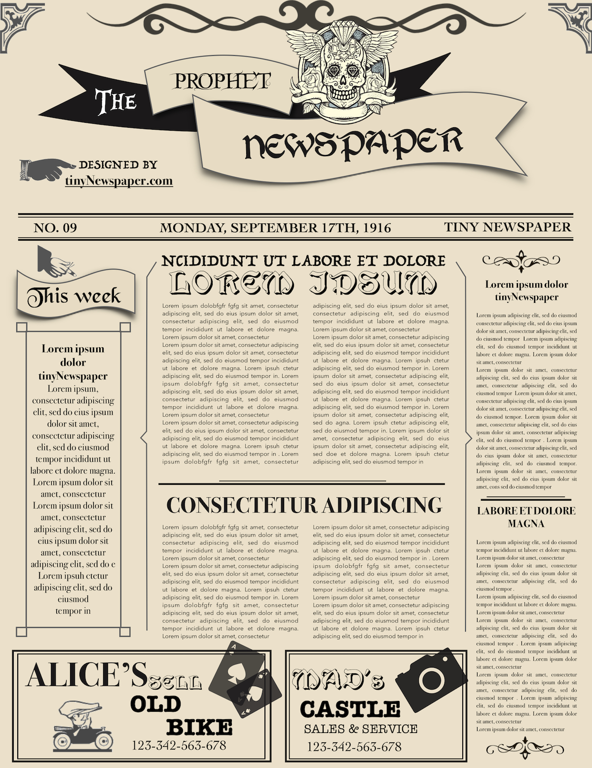 Newspaper Layout Newspaper Format Newspaper Generator Free Pertaining To Old Blank Newspaper Template