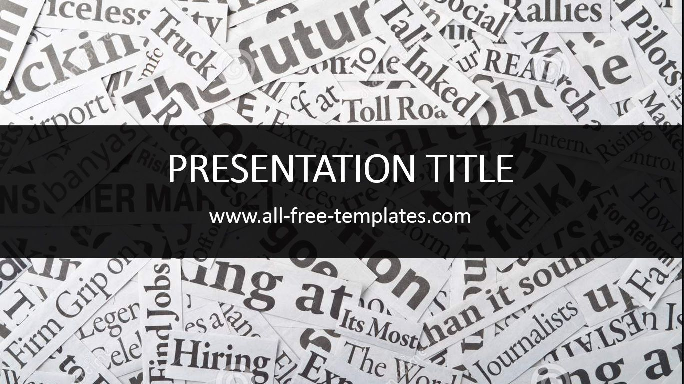 Newspaper Powerpoint Template Is Free Template That You Can Within Newspaper Template For Powerpoint