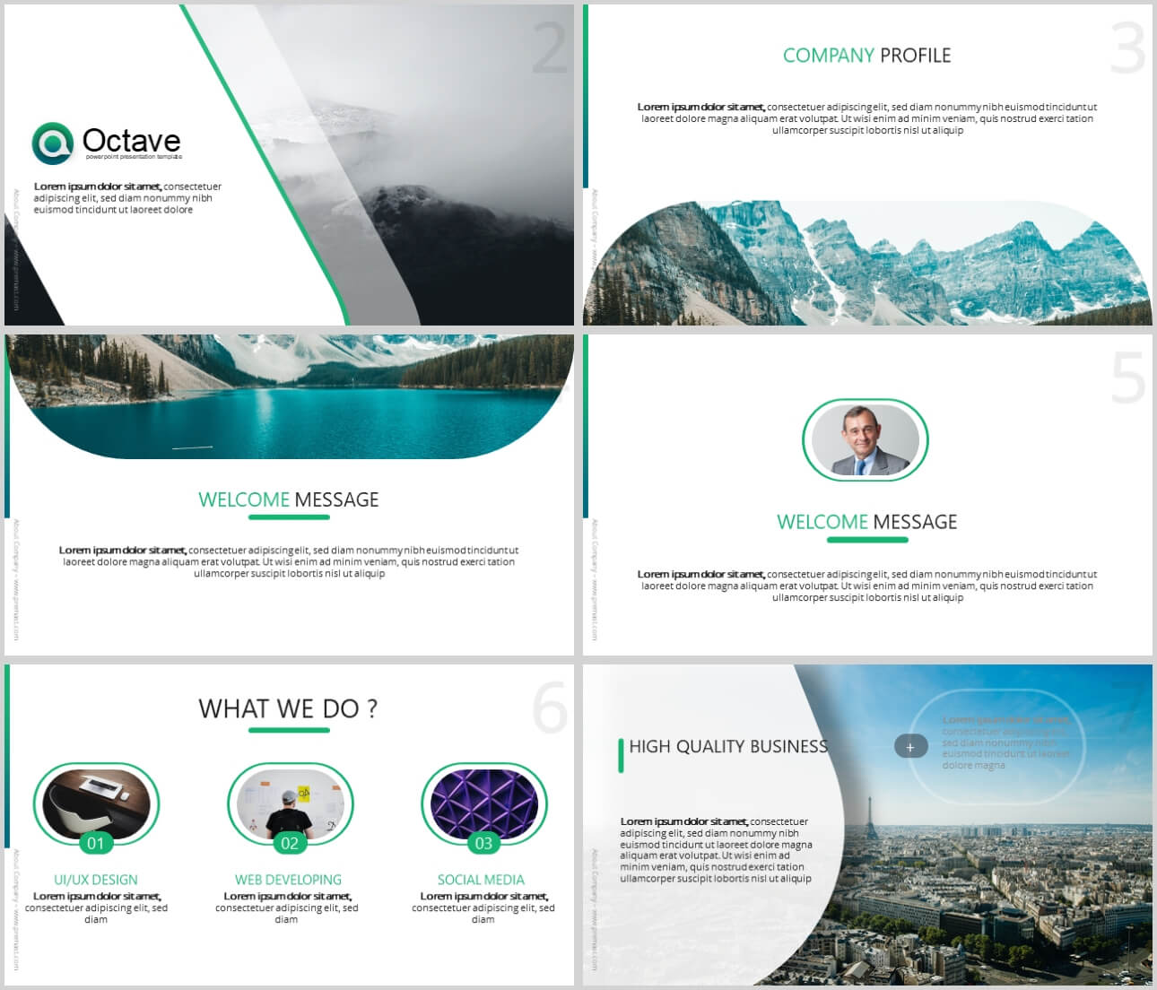 Octave Free Powerpoint Presentation Template – Just Free Slides For Powerpoint Templates Tourism
