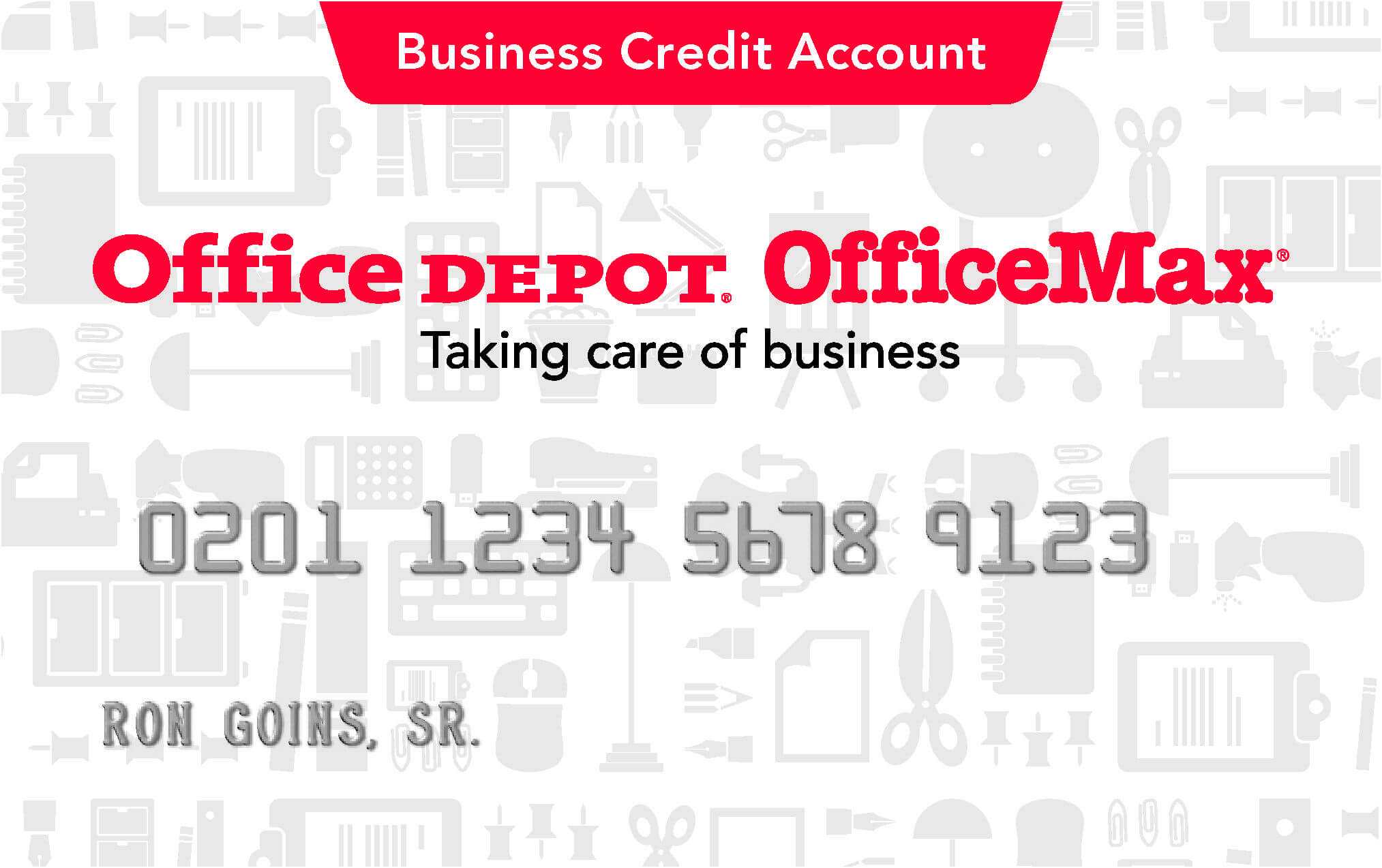 Office Depot Credit Card | Megaburn | Office Depot, Custom Throughout Office Max Business Card Template