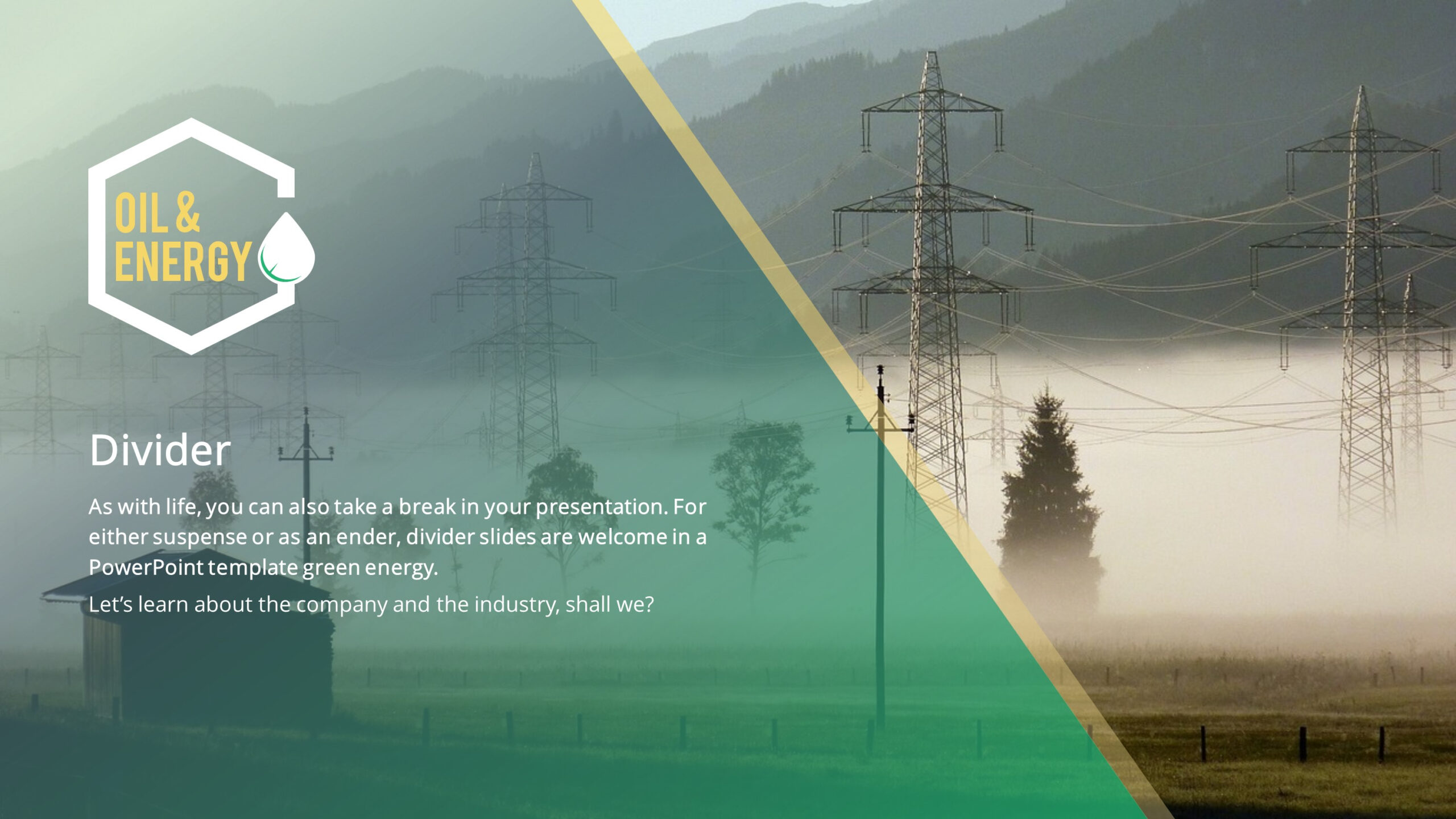 Oil, Gas, And Energy Premium Powerpoint Template | Slidestore Throughout Nuclear Powerpoint Template