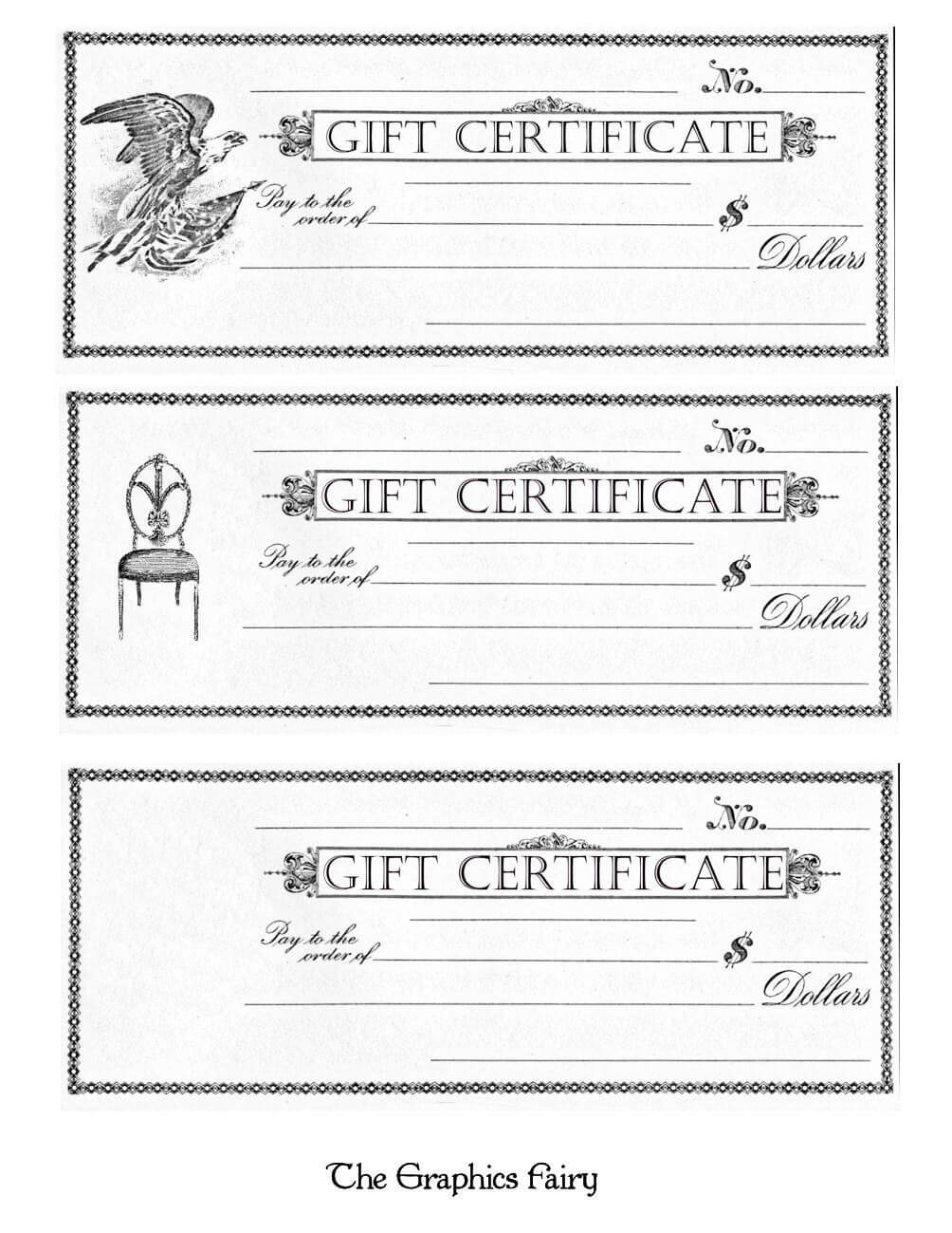 Online Gift Certificate Maker Elegant Free Printable Gift With Regard To Black And White Gift Certificate Template Free