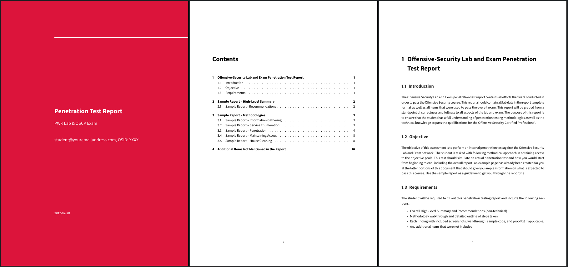 Oscp Exam Report Template In Markdown | Oscp Exam Report For Technical Report Template Latex