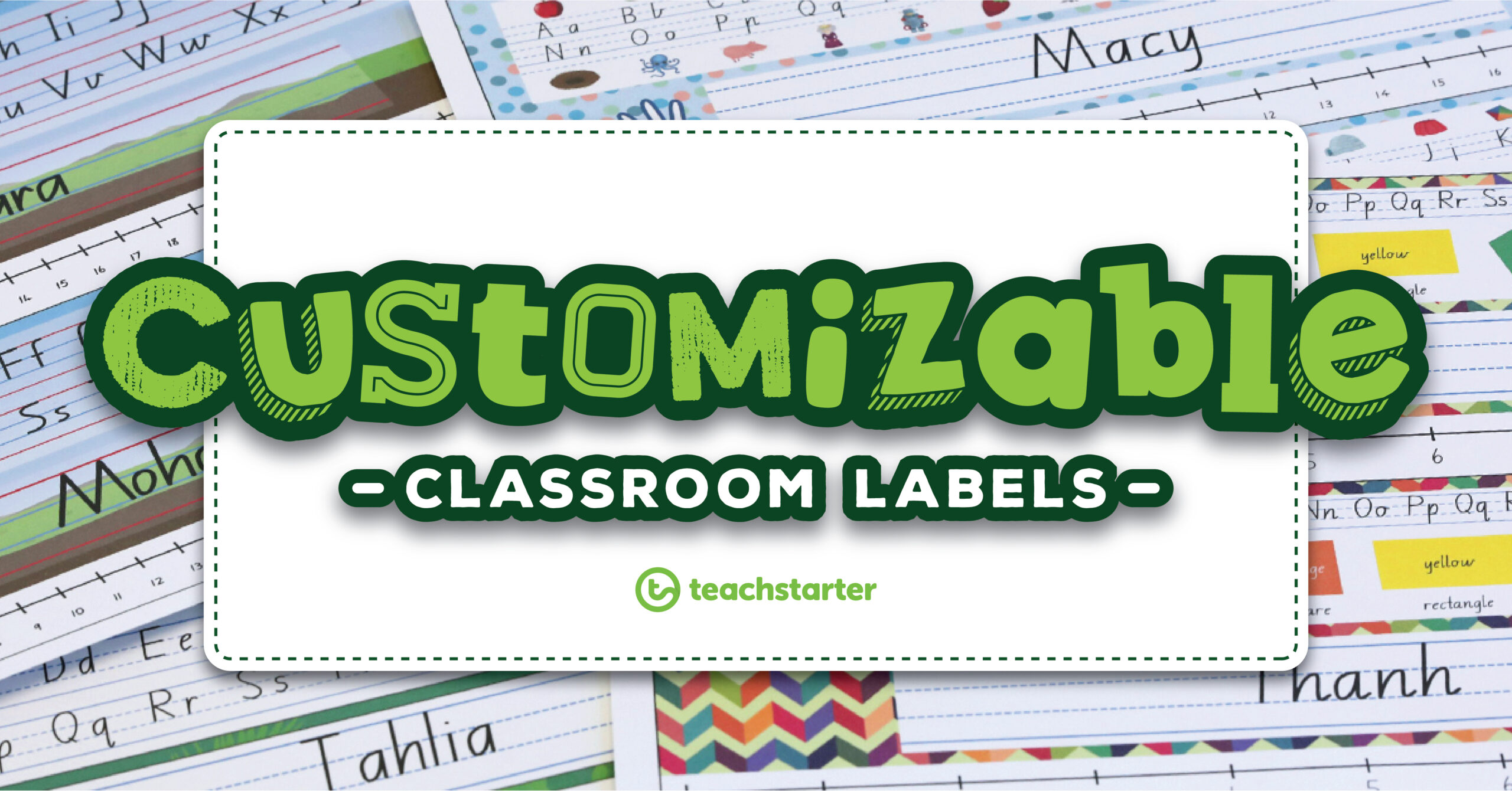 Our Most Popular Customisable Classroom Labels, Signs & Displays Intended For Classroom Banner Template