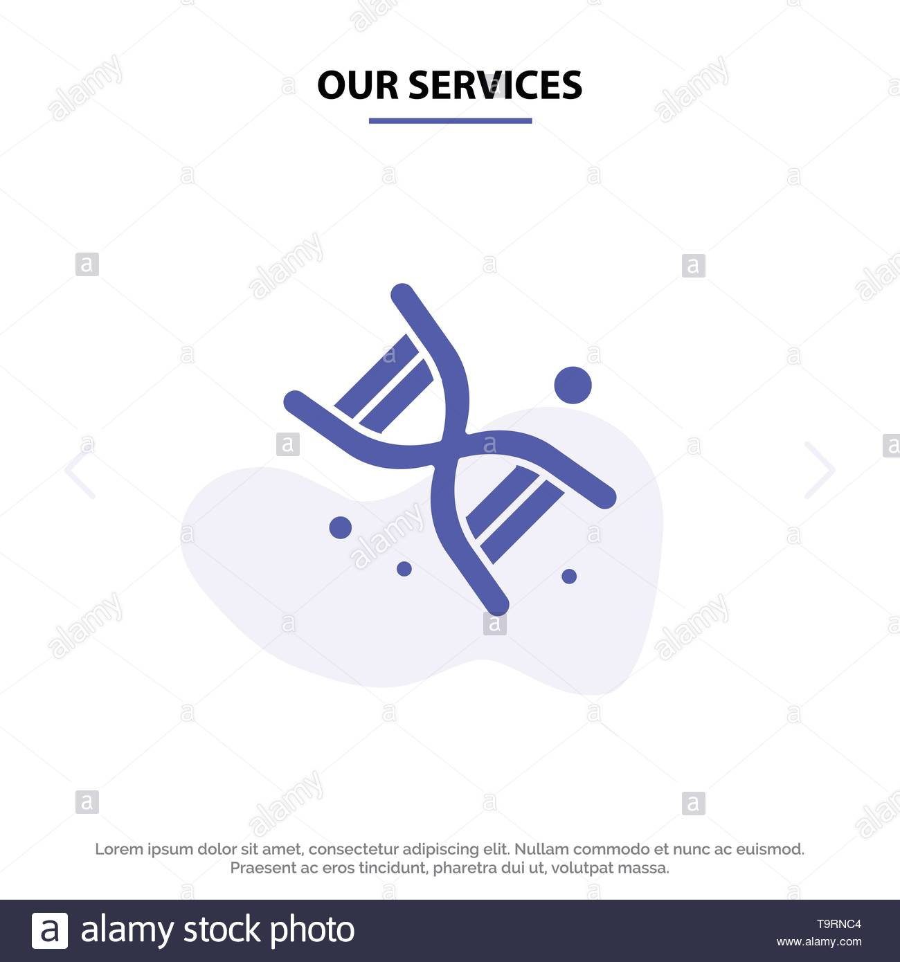 Our Services Bio, Dna, Genetics, Technology Solid Glyph Icon With Regard To Bio Card Template