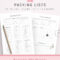 Packing List Blank Packing List Itinerary Template Trip For Blank Packing List Template