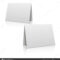 Paper Stand Template | Blank White Paper Stand Table Holder within Card Stand Template