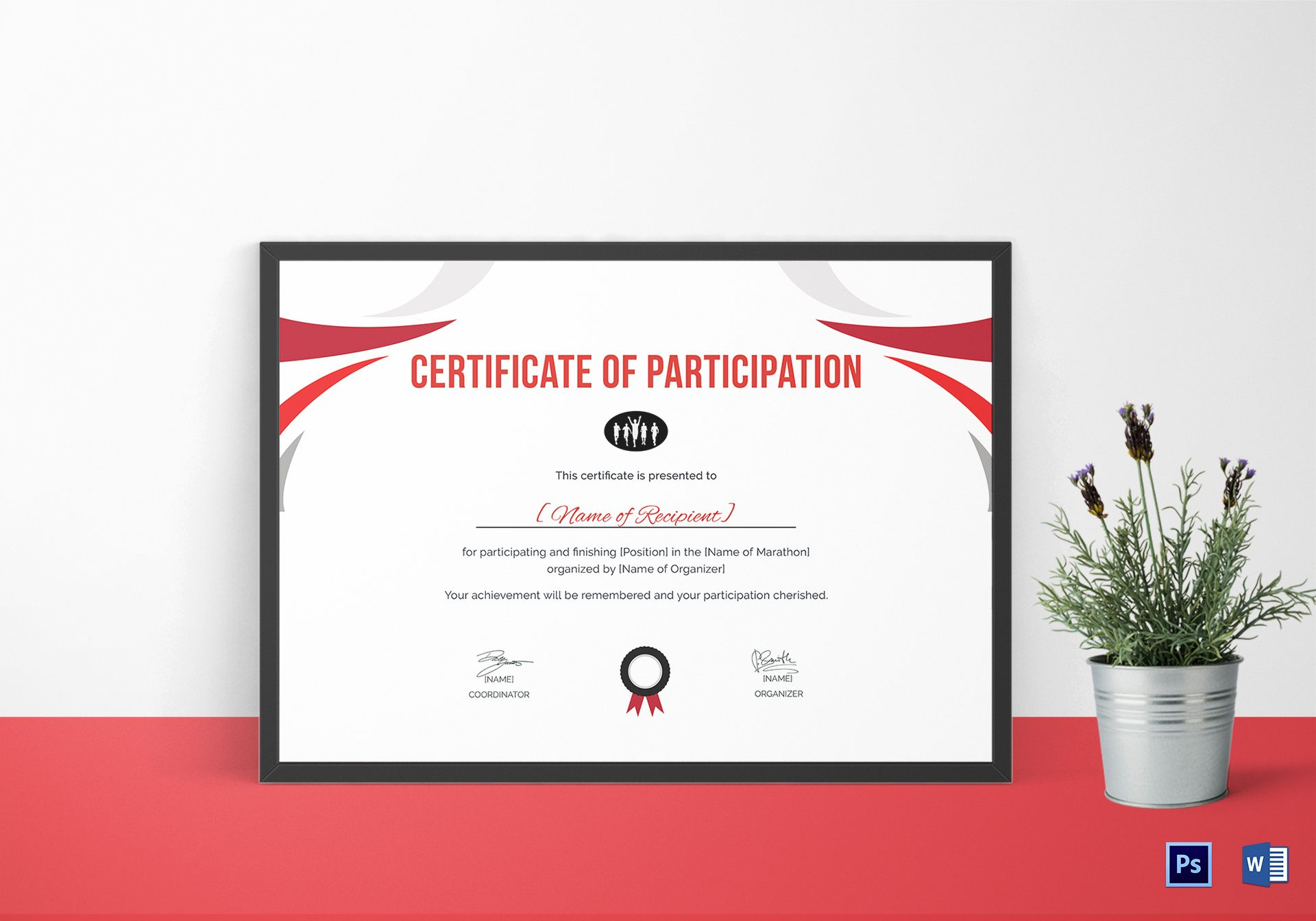 Participation Certificate For Running Template Pertaining To Running Certificates Templates Free