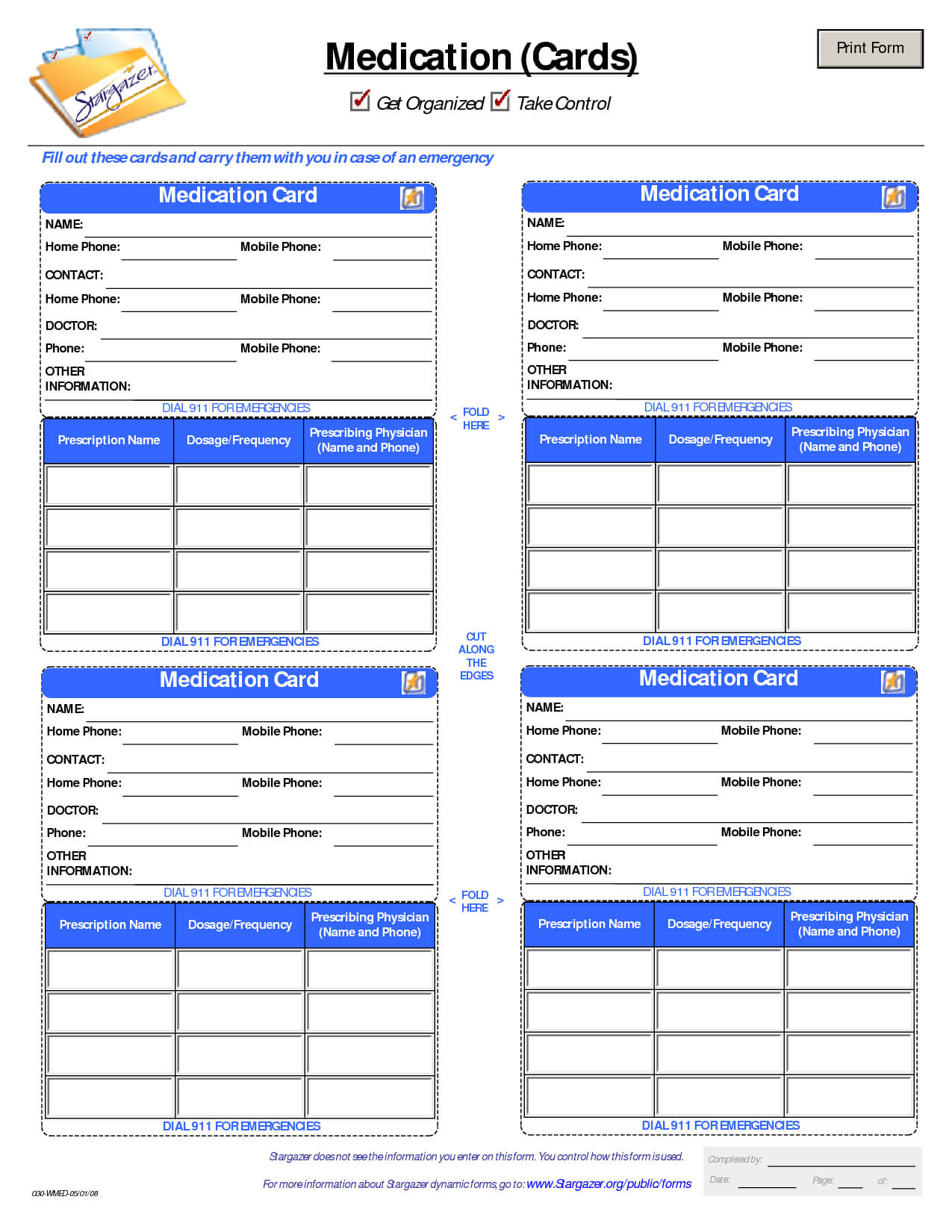 Patient Medication Card Template | Medication List, Medical For Medical Alert Wallet Card Template