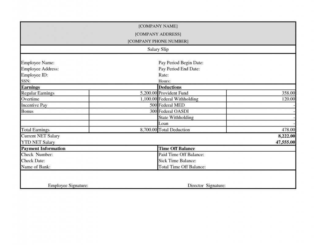 Pay Stub Template Free | Payroll Template, Student Within Pay Stub Template Word Document