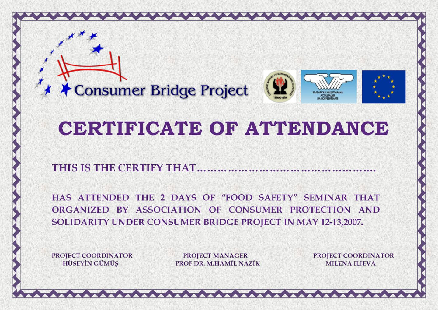 Perfect Attendance Certificate Templates Free Download Regarding Perfect Attendance Certificate Free Template