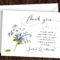 Personalized Funeral Thank You Card Sympathy Thank You Card For Sympathy Thank You Card Template